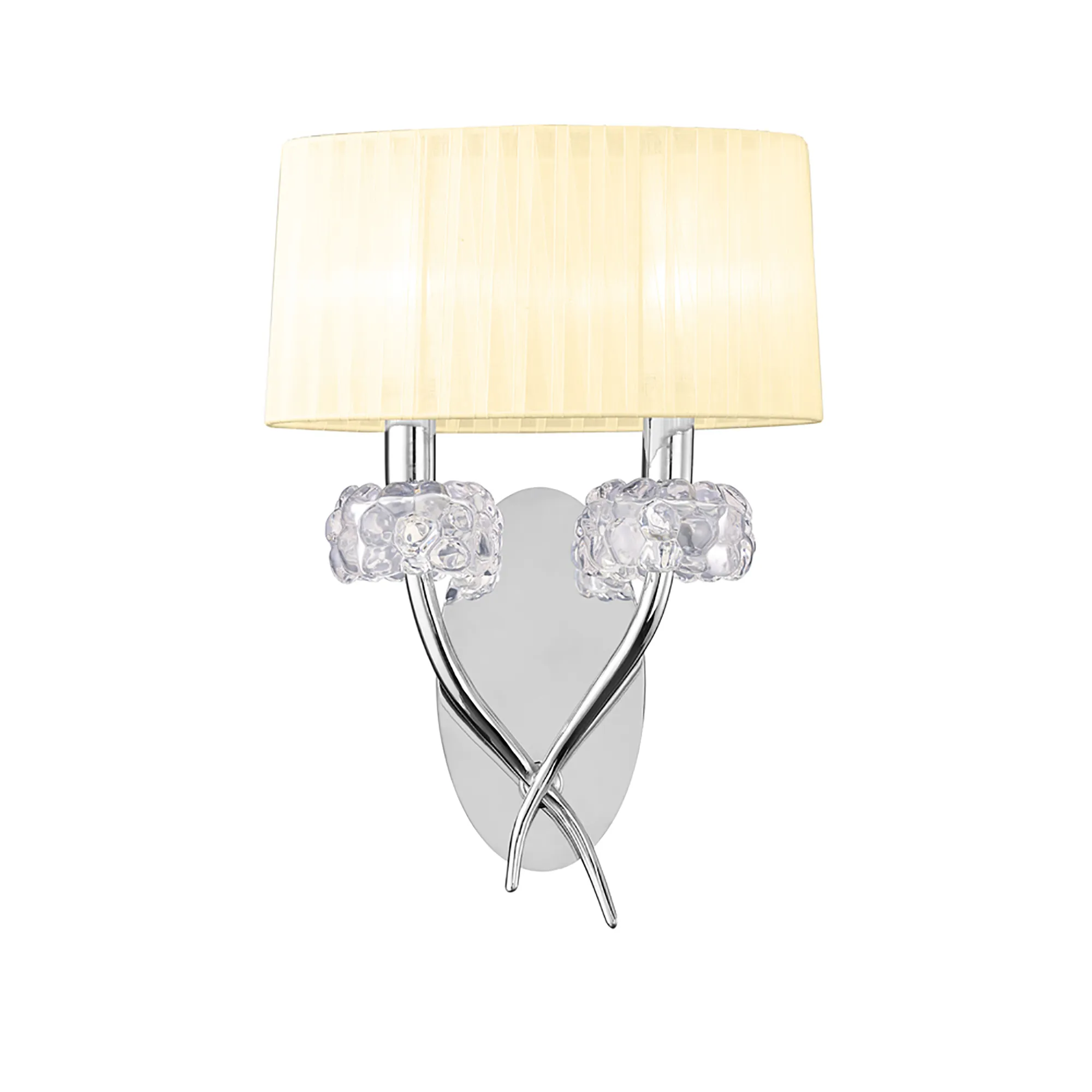 M4634/S/CS  Loewe Switched Wall Lamp 2 Light